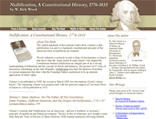 Tablet Screenshot of nullificationhistory.com